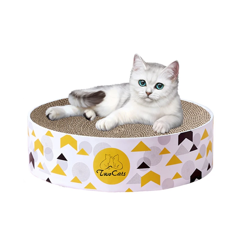 Round Durable Cat Scratcher Bed Scratch Board Corrugated Paper Cat Scratcher Cushion Toys
Round Durable Cat Scratcher Bed Scratch Board Corrugated Paper Cat Scratcher Cushion Toys