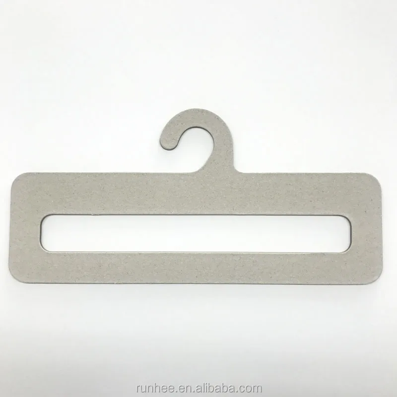 Biodegradable 3mm Thickness Cardboard Hanger Customizable Size For Retail Display