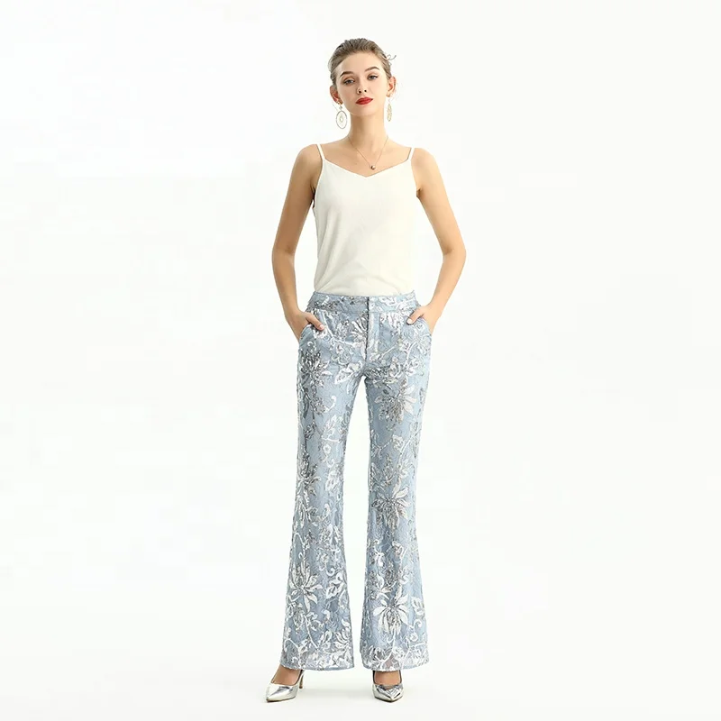 P164-3 Spring Summer Fall Winter High Quality Fashion Elegant lace sequined Long Women Formal Business Bottoms Pants Trousers
P164-3 Spring Summer Fall Winter High Quality Fashion Elegant lace sequined Long Women Formal Business Bottoms Pants Trousers