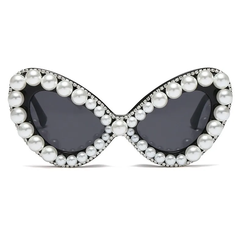 Elegant Handmade Fashion Design Cat Eye Pearl Sunglesses Women Colorful Diamonds Shades Sunglasses
Elegant Handmade Fashion Design Cat Eye Pearl Sunglesses Women Colorful Diamonds Shades Sunglasses