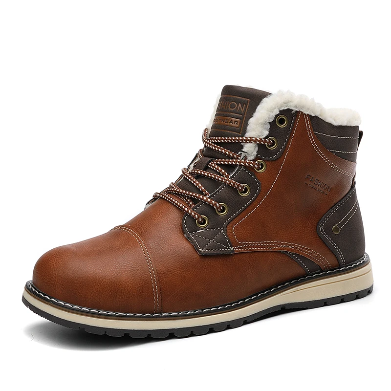 fashion low price men shoes genuine leather work plush warm platform sneaker men boots, Black/blue/brown
fashion low price men shoes genuine leather work plush warm platform sneaker men boots, Black/blue/brown