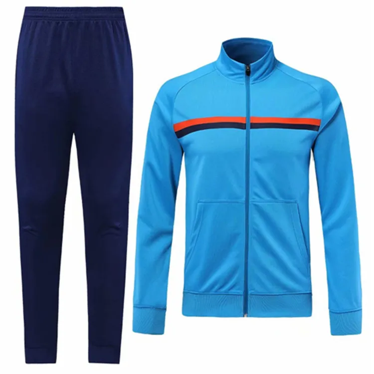 Autumn Winter Soccer Tracksuit Adult Outdoor Home Fitness Running Jackets & Pants zipper Coat Long Football Training Suit, Customized colors 
Autumn Winter Soccer Tracksuit Adult Outdoor Home Fitness Running Jackets & Pants zipper Coat Long Football Training Suit, Customized colors