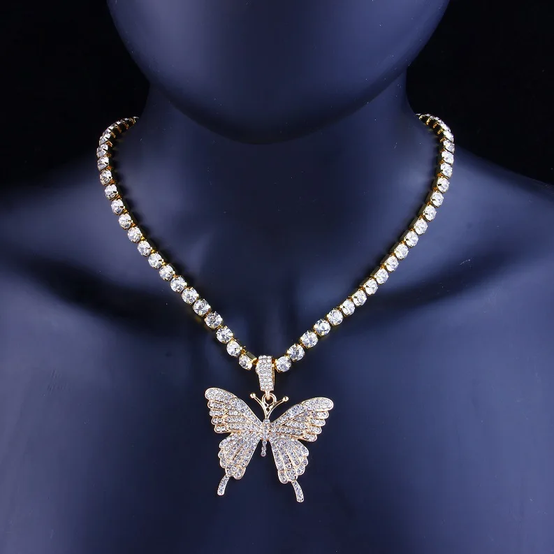Shiny necklace 14K 18K gold jewelry wholesale stainless steel women crystal butterfly choker necklace
Shiny necklace 14K 18K gold jewelry wholesale stainless steel women crystal butterfly choker necklace