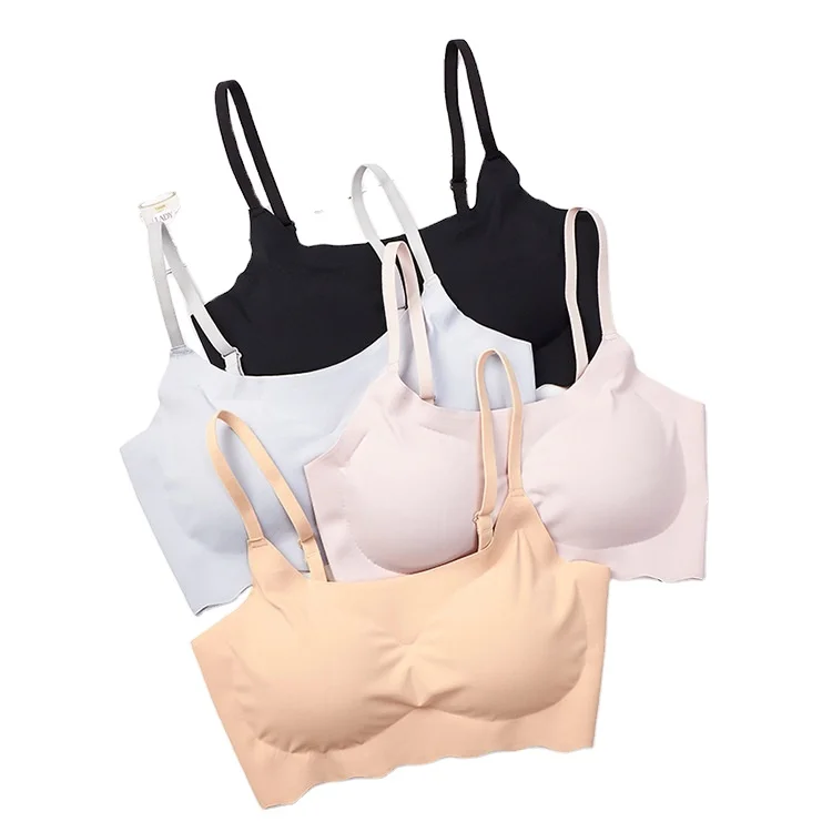 Seamless Ice Silk Bra Women Ultra Thin Sleep Bra Fashion Solid Wire Free Intimates Bralette Massage Padded Sexy Underwear
Seamless Ice Silk Bra Women Ultra Thin Sleep Bra Fashion Solid Wire Free Intimates Bralette Massage Padded Sexy Underwear