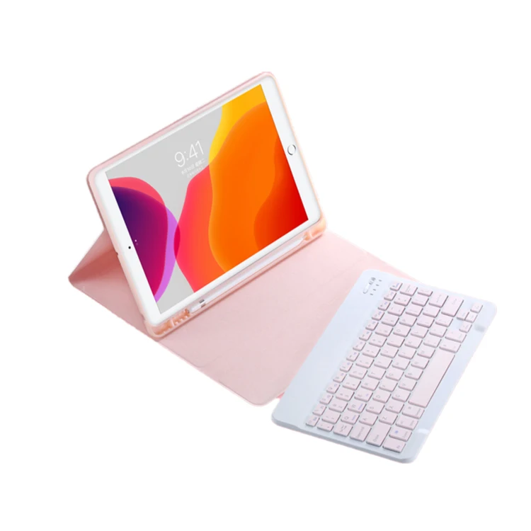 High Quality Portable Quiet Wireless Tablet Keyboard Case For iPad 10.2, Pink yellow green
High Quality Portable Quiet Wireless Tablet Keyboard Case For iPad 10.2, Pink yellow green