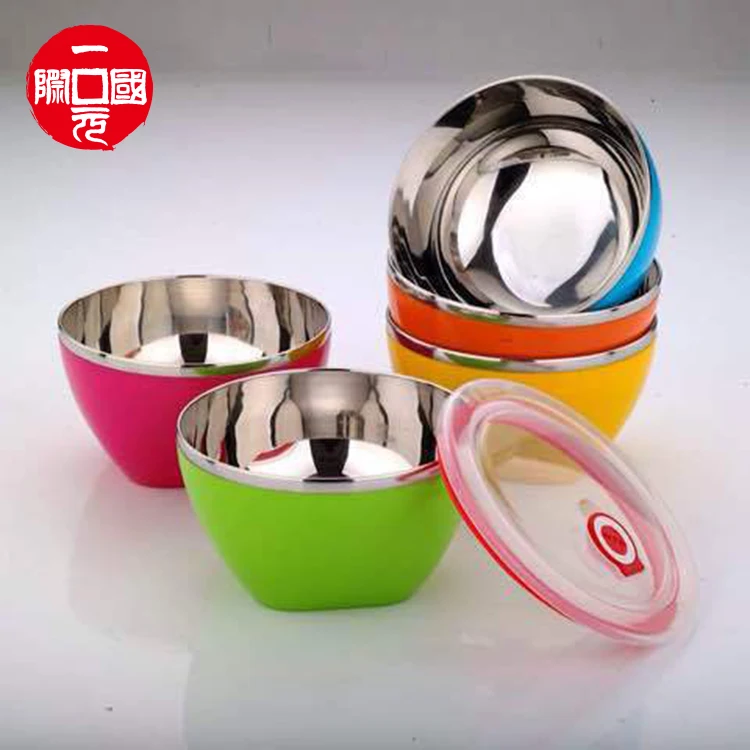Factory direct Korean instant noodle bowl Stainless steel fresh-keeping bowl Double layer sealed fresh-keeping box
Factory direct Korean instant noodle bowl Stainless steel fresh-keeping bowl Double layer sealed fresh-keeping box