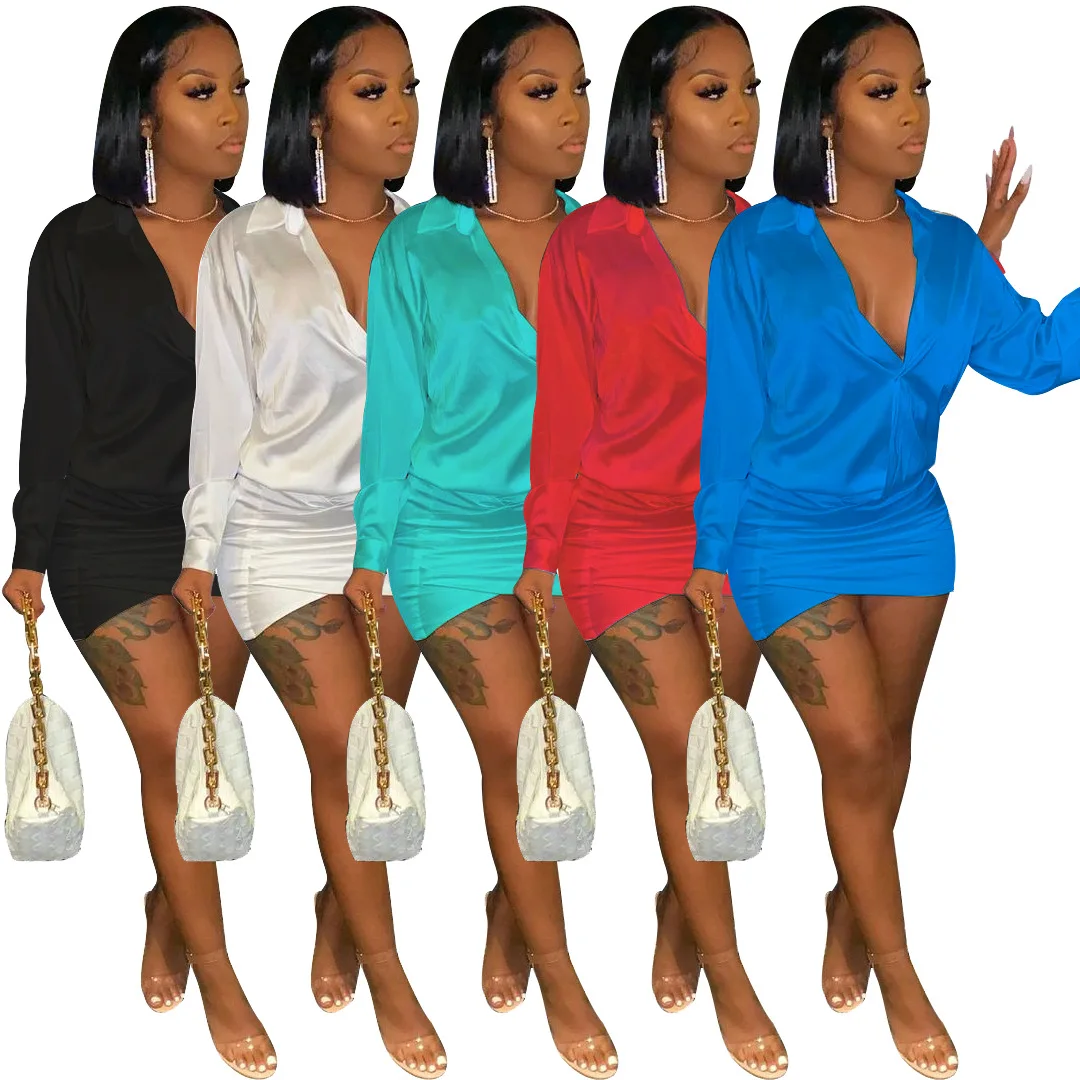 A8102 dropshipping agent fall satin dresses women bodycon solid color dress 2021 fashion long sleeve mini dress
A8102 dropshipping agent fall satin dresses women bodycon solid color dress 2021 fashion long sleeve mini dress