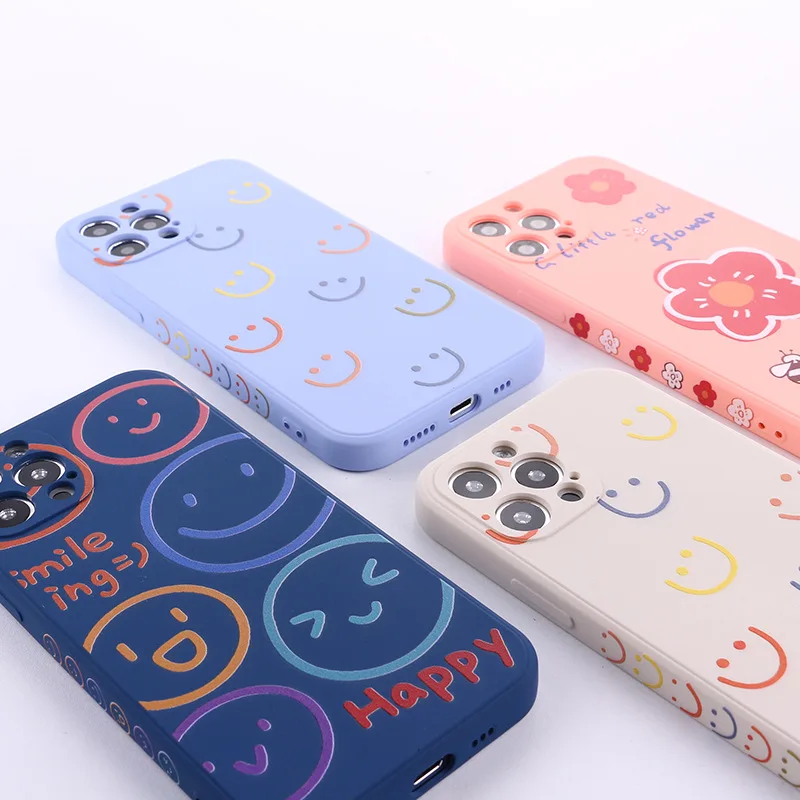 Liquid Flowers Side Print iPhone Case for iPhone 11 12 Pro Max Mini X XR XS Max 7 8 Plus SE 2020 Smile Face Silicone Case Cover
Liquid Flowers Side Print iPhone Case for iPhone 11 12 Pro Max Mini X XR XS Max 7 8 Plus SE 2020 Smile Face Silicone Case Cover
