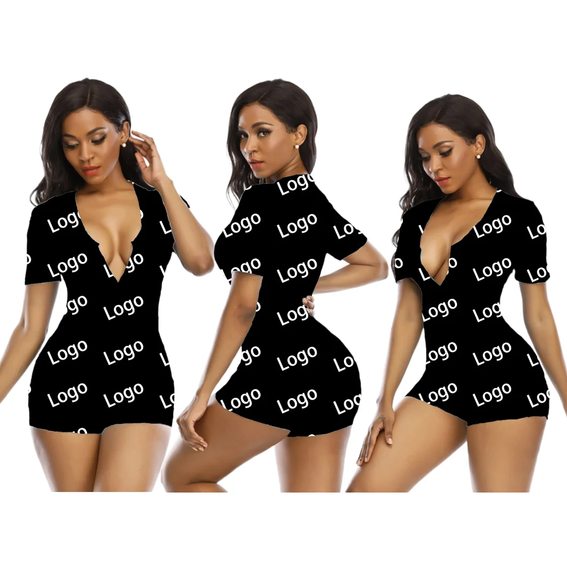 Custom Design Short Sleeve Rompers Jumpsuit Onesie For Adult Women Sleepwear Womens Night Wear Pajama Onesie, Customizable
Custom Design Short Sleeve Rompers Jumpsuit Onesie For Adult Women Sleepwear Womens Night Wear Pajama Onesie, Customizable