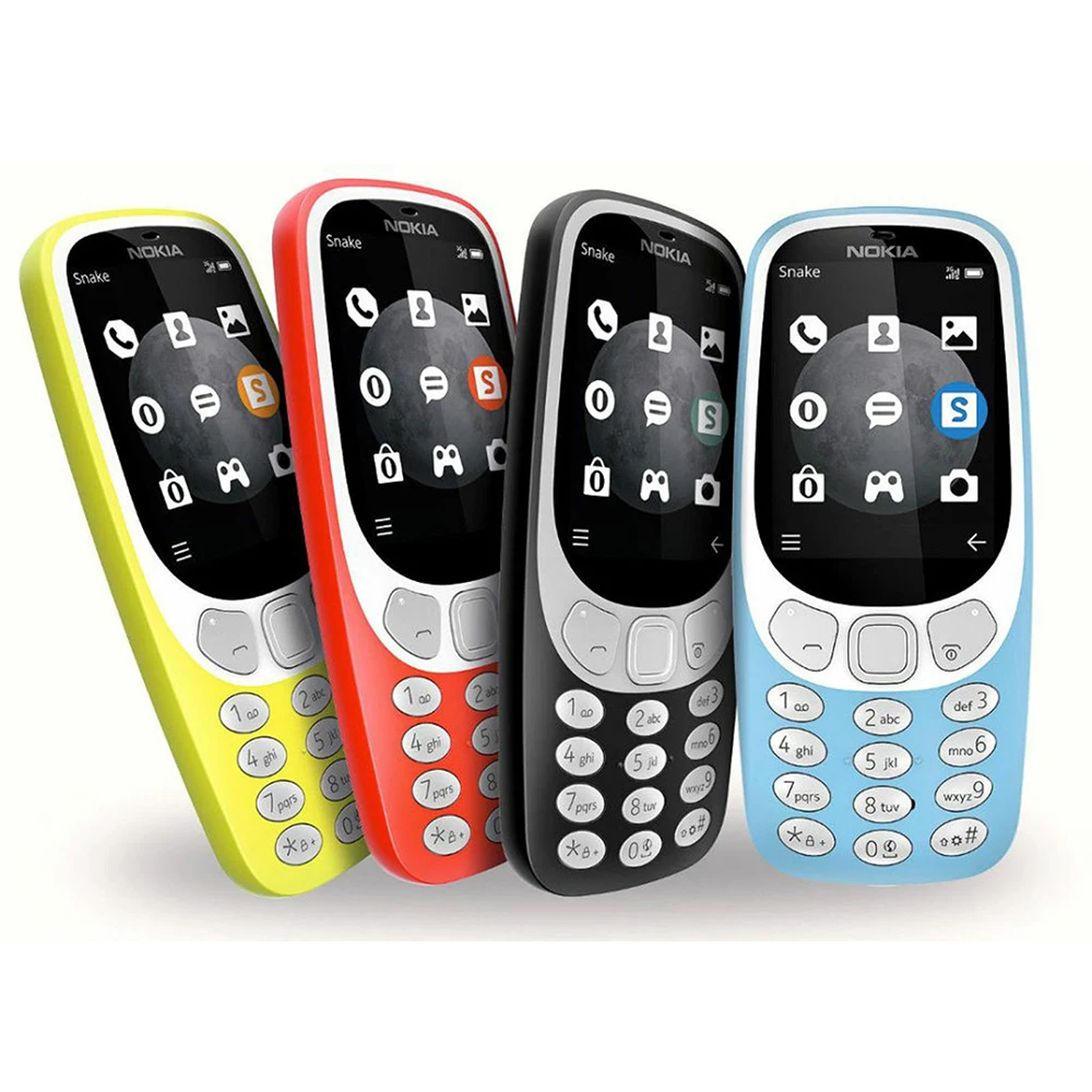 original nokia 3310 2g small phone button function dual card