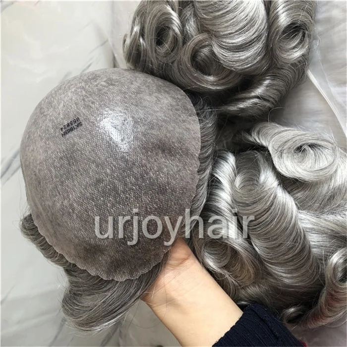 European virgin Grey Hair Full Pu Base Men Toupee Hair Piece Human Hair 8x10 Inches
European virgin Grey Hair Full Pu Base Men Toupee Hair Piece Human Hair 8x10 Inches