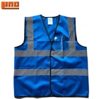 Best Selling China Reflective Safety Straps Blue Safety Vest