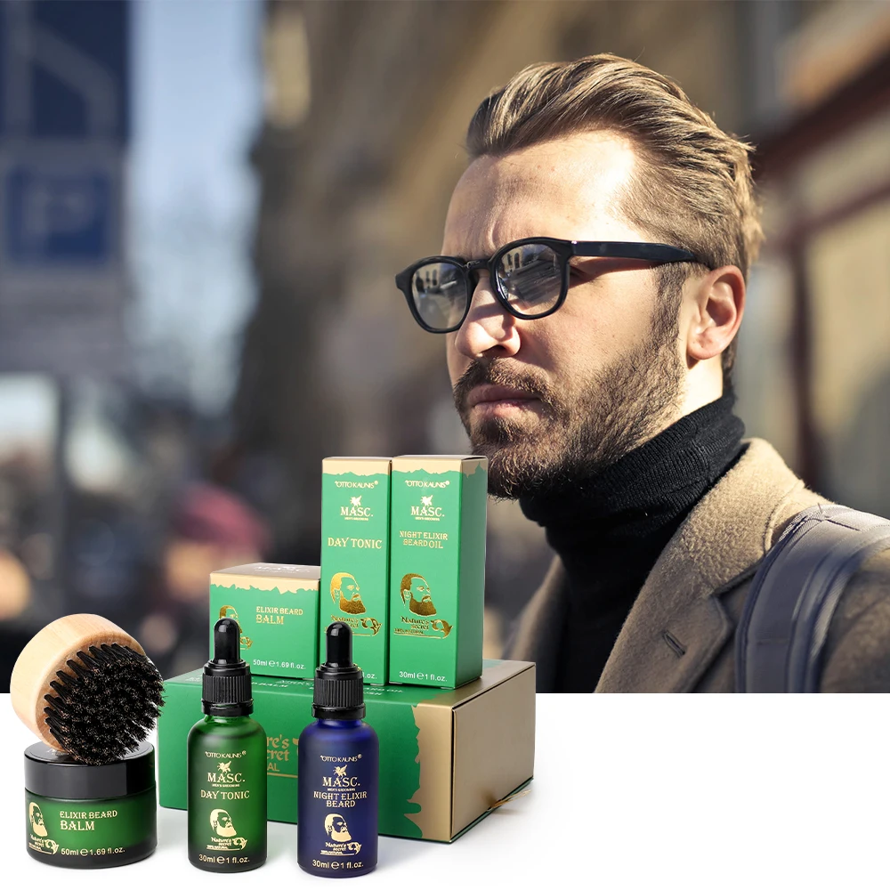 Amazon Hot Sale Private Label 3PCS Mens beard Oil & Balm Brush beard Care kit for gift
Amazon Hot Sale Private Label 3PCS Mens beard Oil & Balm Brush beard Care kit for gift