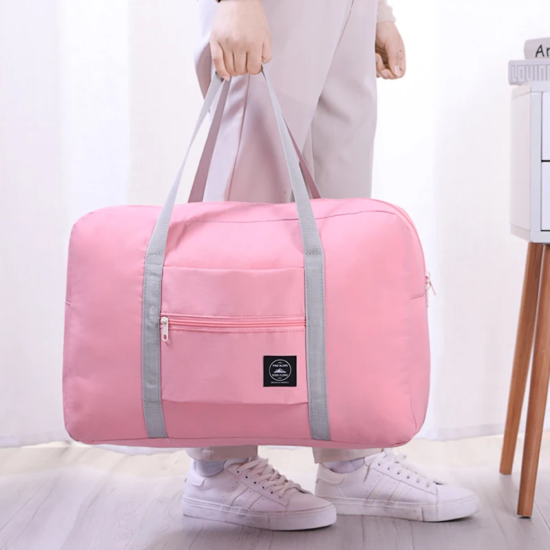 Foldable travel clothing storage bag Shopping Backpack Lightweight Travel Luggage Bag, Blue pink
Foldable travel clothing storage bag Shopping Backpack Lightweight Travel Luggage Bag, Blue pink