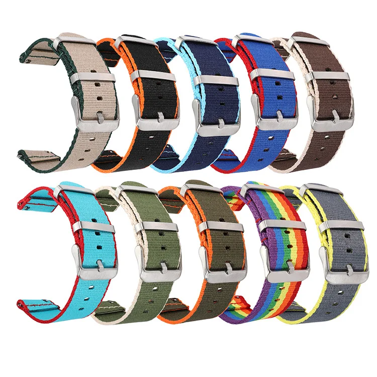 New Heavy Duty nylon watch straps Baby Blue Seatbelt straps 20mm 22mm stripe Quick Release nylon watch bands two pieces
New Heavy Duty nylon watch straps Baby Blue Seatbelt straps 20mm 22mm stripe Quick Release nylon watch bands two pieces