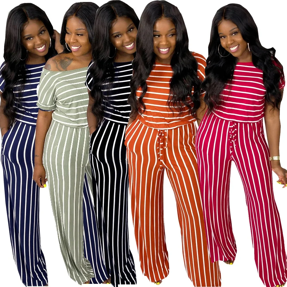 MT63-0299 Spring and summer stripes multicolor casual fashion short-sleeved jumpsuit
MT63-0299 Spring and summer stripes multicolor casual fashion short-sleeved jumpsuit