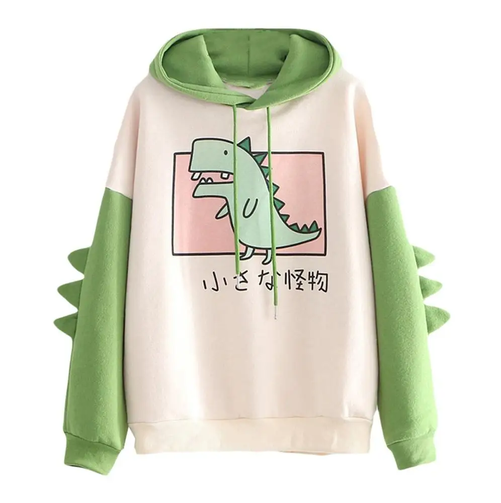 Fashion Women Sweatshirt Casual Print Long Sleeve Splice Dinosaur hoodies Sweatshirt Tops, Customized color
Fashion Women Sweatshirt Casual Print Long Sleeve Splice Dinosaur hoodies Sweatshirt Tops, Customized color