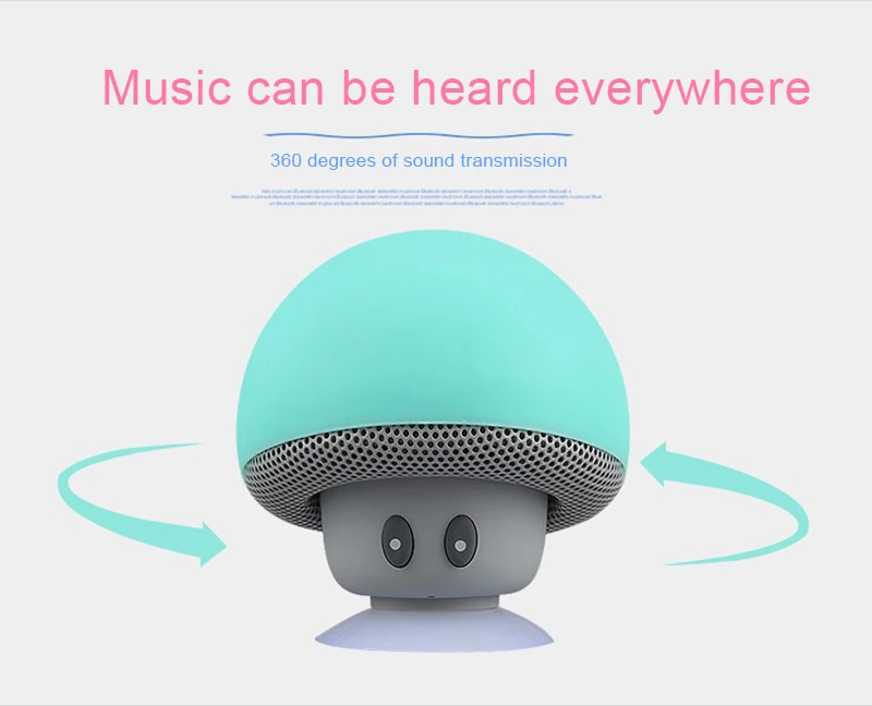 Amazon Hot Sell Mushroom Head Mini Bluetooth Speaker Stereo Mini Subwoofer Sound Box - ANKUX.COM