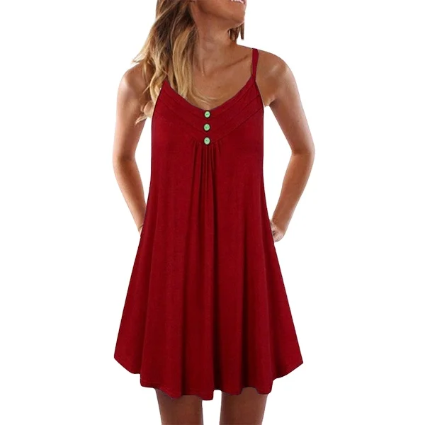 2021 summer new seaside holiday bohemian dress hot sale elegant casual skirt women's button suspender dress
2021 summer new seaside holiday bohemian dress hot sale elegant casual skirt women's button suspender dress