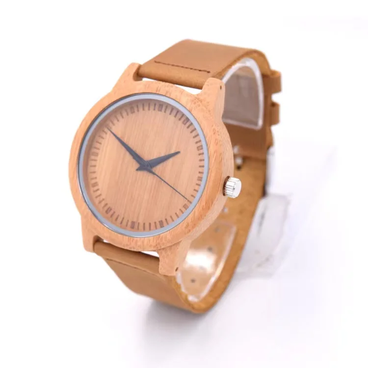 Unisex Cheap Leather Bamboo Wood Grain Wrist Watch Wholesale Wooden Watches For Men And Women, Multiple color options
Unisex Cheap Leather Bamboo Wood Grain Wrist Watch Wholesale Wooden Watches For Men And Women, Multiple color options