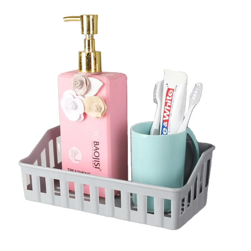 Seamless Sucker Hollow Storage Shelf Household Bathroom Plastic Drain Racks Simple Toilet Kitchen Soap Holder Shelf
Seamless Sucker Hollow Storage Shelf Household Bathroom Plastic Drain Racks Simple Toilet Kitchen Soap Holder Shelf