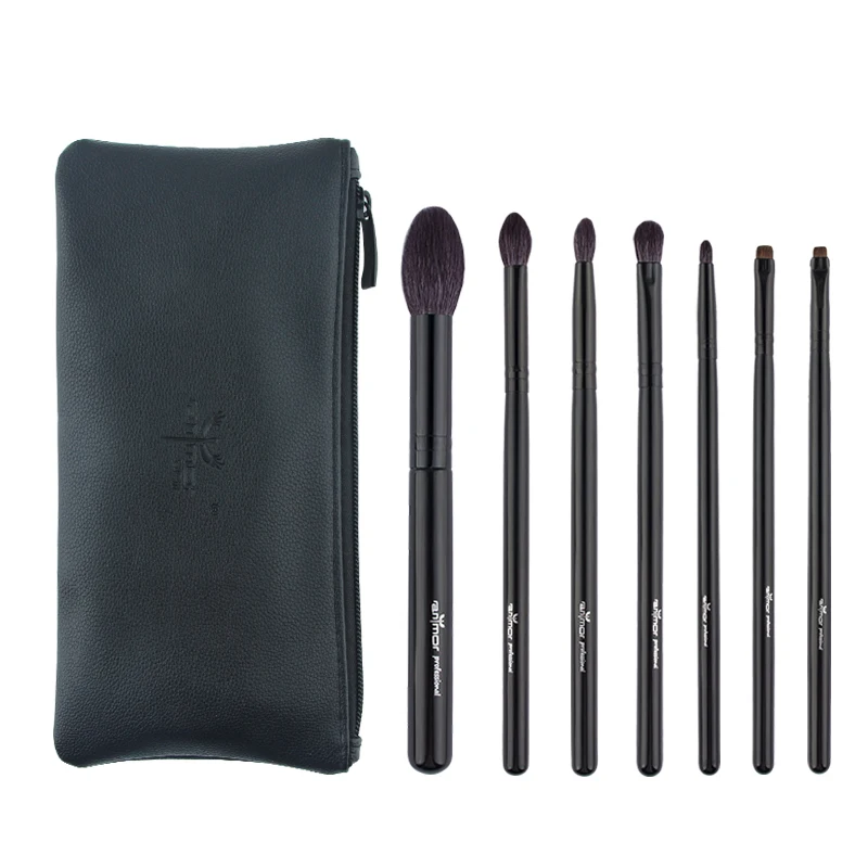 7Pcs Goat Hair Black Wooden Handle Make Up Brush Set Eyeshadow Cosmetic Bag Makeup Brush
7Pcs Goat Hair Black Wooden Handle Make Up Brush Set Eyeshadow Cosmetic Bag Makeup Brush