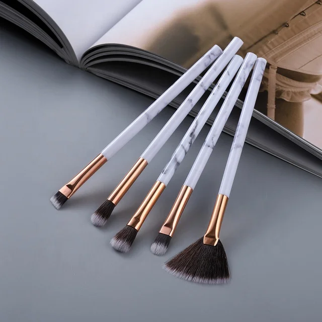 FLD 5pcs Marble Custom Makeup Brushes Women Face Cosmetic Brochas, Pink,black,rose,yellow,white,gold
FLD 5pcs Marble Custom Makeup Brushes Women Face Cosmetic Brochas, Pink,black,rose,yellow,white,gold