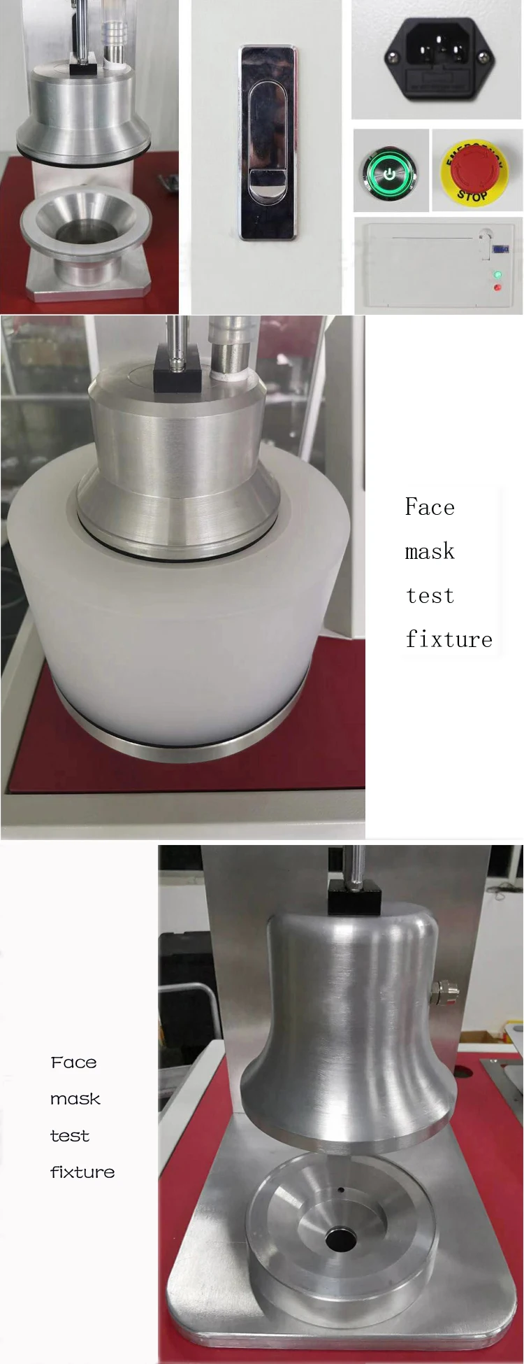 Meltblown (bfe) Particle Filtration Efficiency Pfe Masks Mask Fabric Textile Detector Machine Testing Tester Test