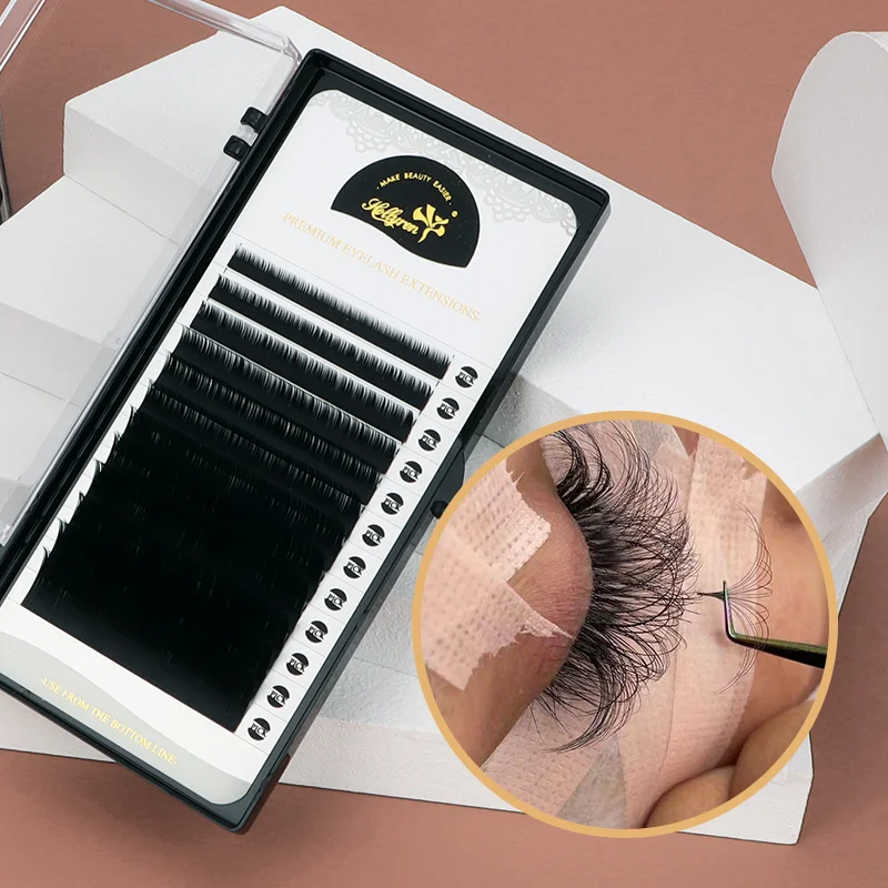Hollyren Volume Eyelash Extensions Silk Mink Cashmere Wimpern Easy Fan Eyelash Extension Private Label Cilios Volume
Hollyren Volume Eyelash Extensions Silk Mink Cashmere Wimpern Easy Fan Eyelash Extension Private Label Cilios Volume