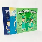 custom art paper perfect binding english story book for kids set