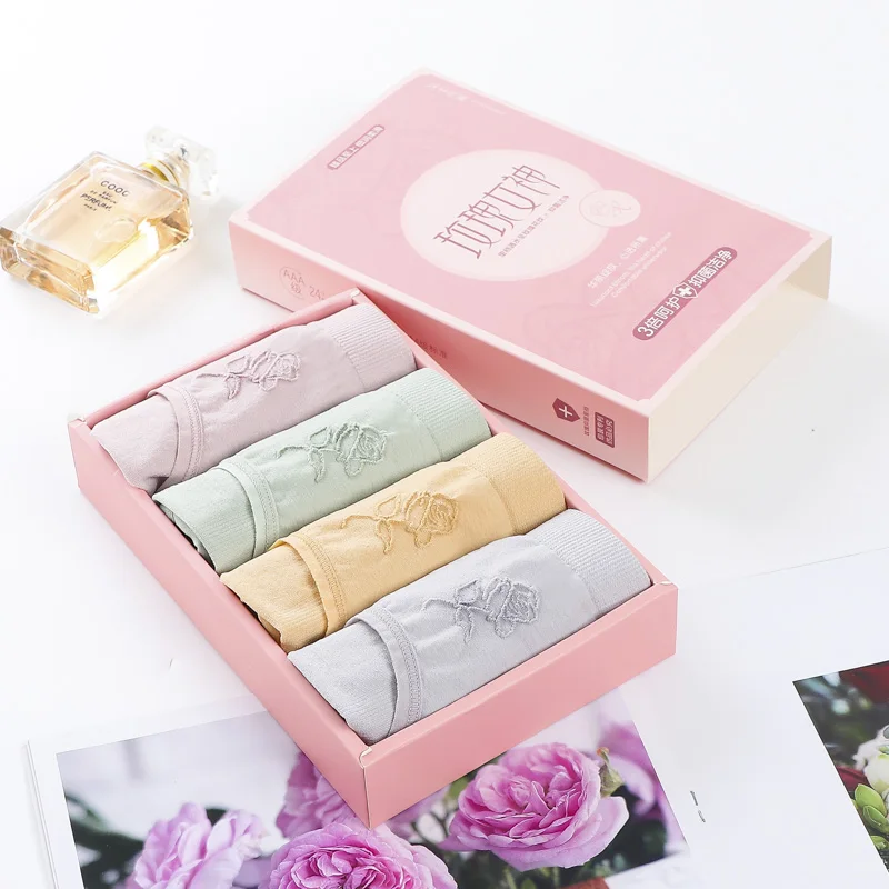 4 pieces in a box ultra light The goddess of the rose free size Briefs Anti-BacterialQUICK DRY cotton seamless briefs panties, Multicolor
4 pieces in a box ultra light The goddess of the rose free size Briefs Anti-BacterialQUICK DRY cotton seamless briefs panties, Multicolor