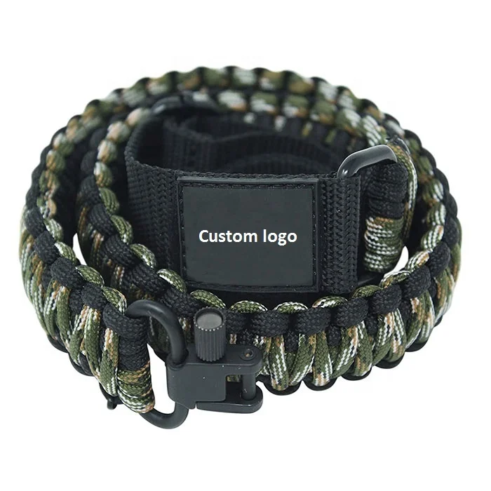 Custom Logo Adjustable Hunting Survival Cord 2 Point Rifle Gun Sling Tactical Rifle Sling, Custom colors
Custom Logo Adjustable Hunting Survival Cord 2 Point Rifle Gun Sling Tactical Rifle Sling, Custom colors