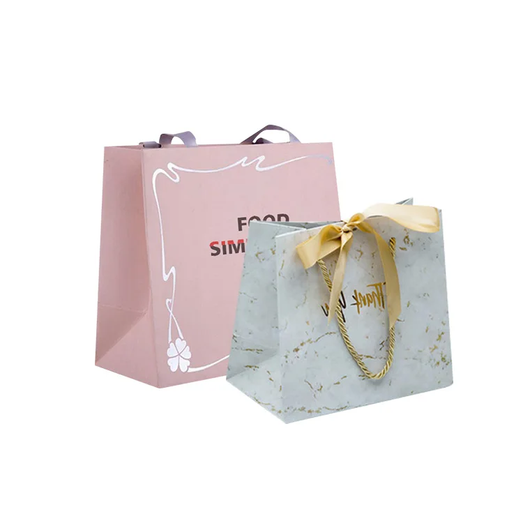 packaging custom logo print design luxury paper shopping bag