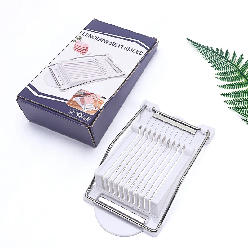 Creative Egg Cutter Kitchen Baking Tools Stainless Steel Cheese Slicer Multi Function Egg Separator With Colorful Package
Creative Egg Cutter Kitchen Baking Tools Stainless Steel Cheese Slicer Multi Function Egg Separator With Colorful Package