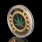 Metal Coin Coinmetal Metal Coin Coin Hot Selling Metal Poker Challenge Lucky Souvenir Gold Color Coin