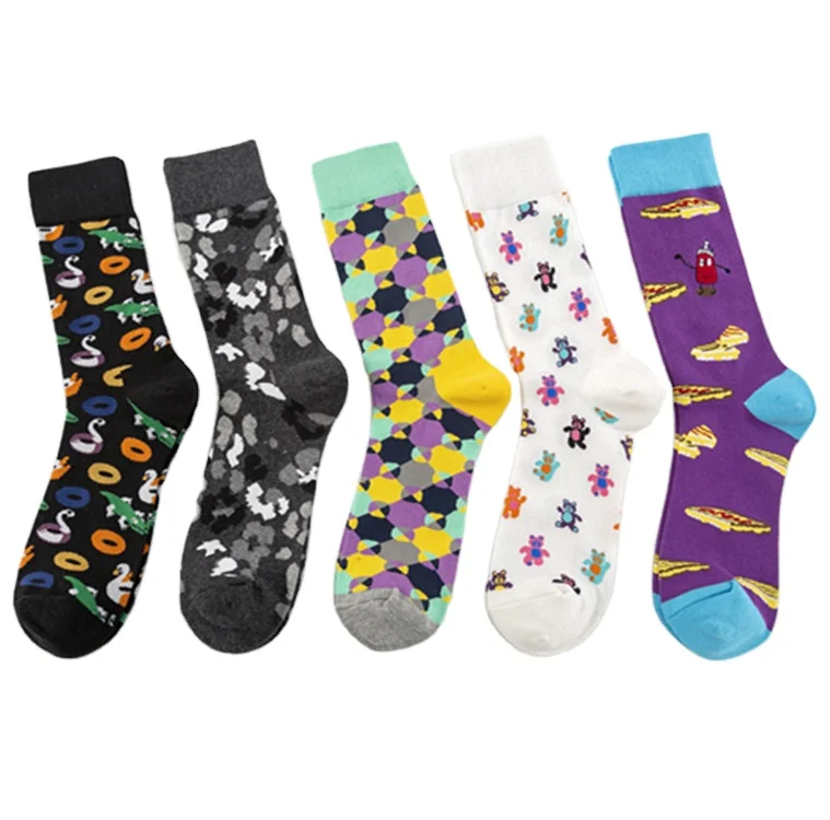 2021 new hot selling men's socks cotton colorful cartoon style personality pair stockings stockings
2021 new hot selling men's socks cotton colorful cartoon style personality pair stockings stockings