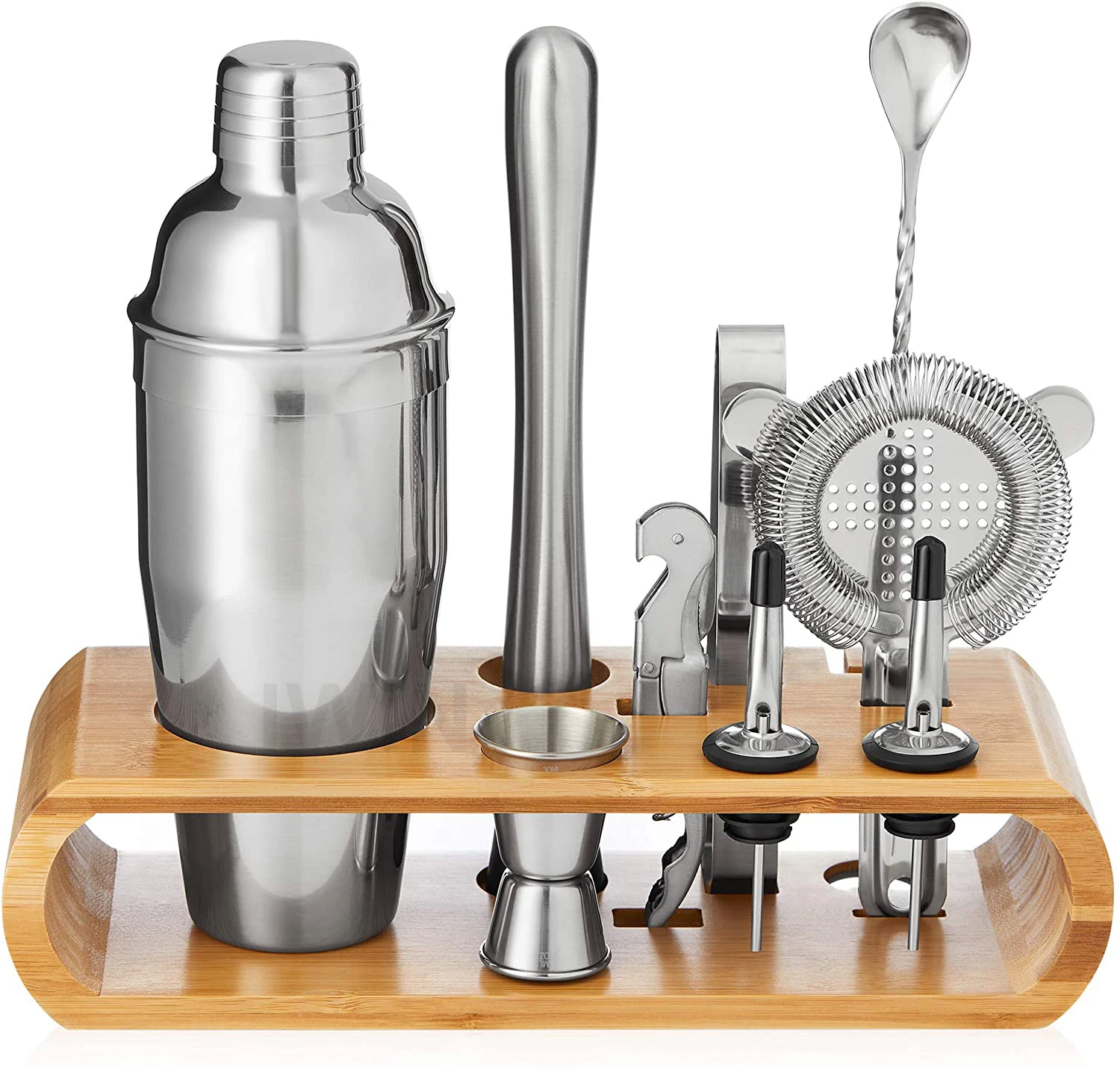 Factory Price Professional Stainless Steel Wine And Cocktail Bar Set With Muddler And Stand RTS, Silver
Factory Price Professional Stainless Steel Wine And Cocktail Bar Set With Muddler And Stand RTS, Silver