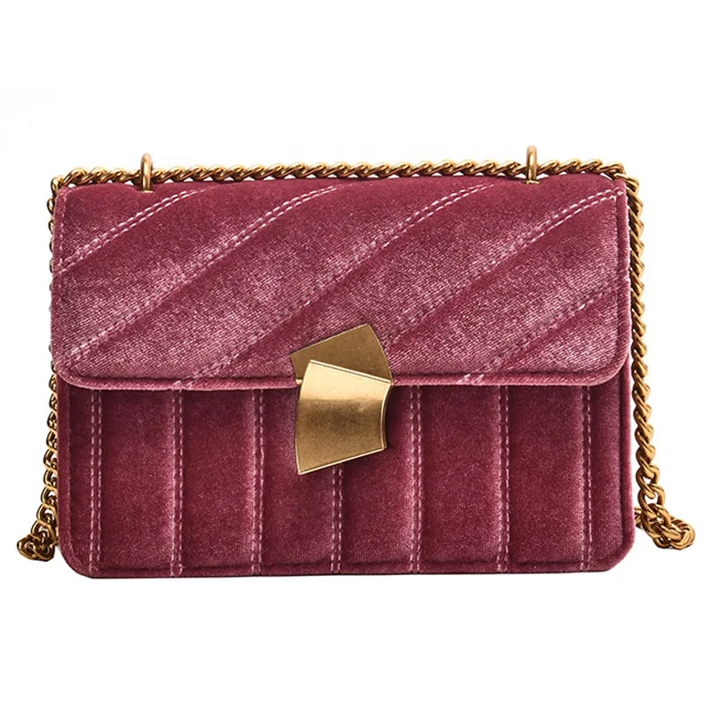 The New Women Hand Bags 2021 Fashion All-match Velvet Classical Side Bags For Girls Shoulder Metal Lock Chain Crossbody Bag
The New Women Hand Bags 2021 Fashion All-match Velvet Classical Side Bags For Girls Shoulder Metal Lock Chain Crossbody Bag