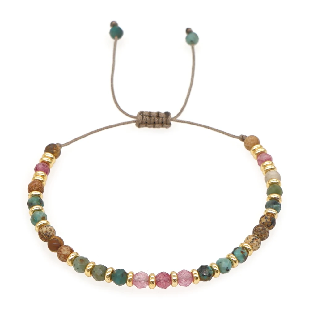 Go2BoHo Semiprecious Stone Bracelet Fashion Jewelry Multicolor Cut Glass Crystal Beaded Bracelets for Women Adjustable Jewellery
Go2BoHo Semiprecious Stone Bracelet Fashion Jewelry Multicolor Cut Glass Crystal Beaded Bracelets for Women Adjustable Jewellery