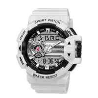 

Sanda 599 Brand Outdoor Army Men Watches Military Plastic Waterpoof Sports 12/24hour Dual Time Digital Quartz Watch reloj hombre