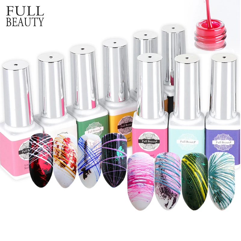 6ml High Elastic 3D Silk Creative Web Line Nail Lacquers Manicure Painting Nail Design UV LED Spider Gel Polish, 12 colors optional
6ml High Elastic 3D Silk Creative Web Line Nail Lacquers Manicure Painting Nail Design UV LED Spider Gel Polish, 12 colors optional