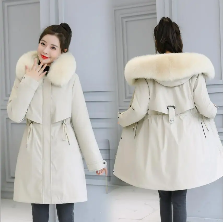 Winter Parkas Women Jacket Coat Thick Wool Line Cotton Padded Parka Mujer Plus Size Slim Fur Hooded Long Coats Female, Many
Winter Parkas Women Jacket Coat Thick Wool Line Cotton Padded Parka Mujer Plus Size Slim Fur Hooded Long Coats Female, Many