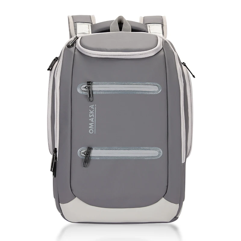 OMASKA Business laptop backpack anti theft travel bag with USB charging port, Black,gray
OMASKA Business laptop backpack anti theft travel bag with USB charging port, Black,gray