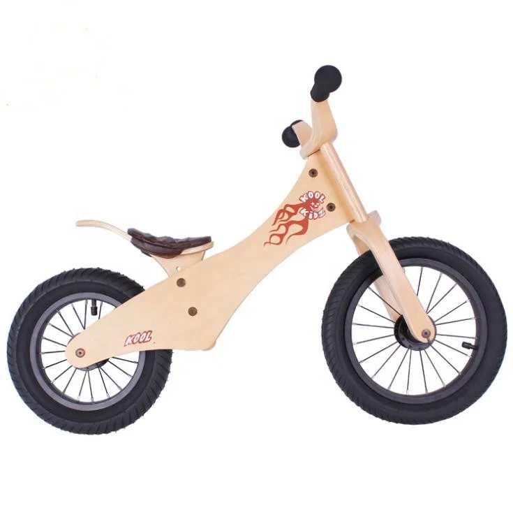 High Quality Wood 3 In1 Wooden Helmet with Front Basket 7 10 Years Old Child Baby 12 Inch for Children Kids Balance Bike