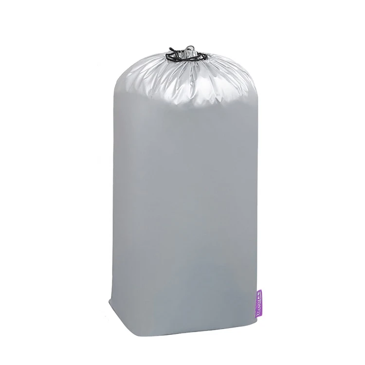 collapsible hotel foldable large jumbo waterproof wholesale in bulk drawstring cloth custom logo travel wash laundry bag, Silver 
collapsible hotel foldable large jumbo waterproof wholesale in bulk drawstring cloth custom logo travel wash laundry bag, Silver