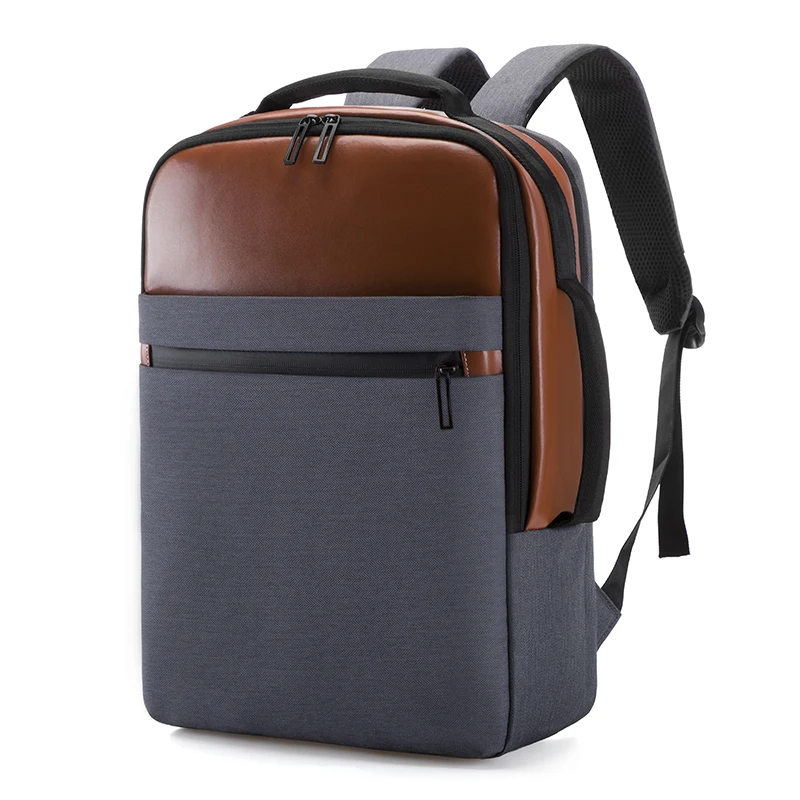 Waterproof Business back pack Anti Theft pu leather custom logo Laptop backpack for men, Gray black
Waterproof Business back pack Anti Theft pu leather custom logo Laptop backpack for men, Gray black