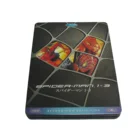 Tin Case Tin Rectangular Metal Box Manufacture Custom Rectangular Slim Storage 4 CD Metal Box DVD Tin Case