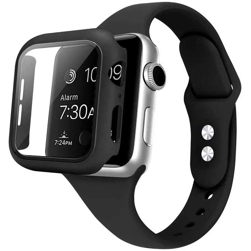 silicone strap 42mm 40 38 protective case for iwatch 6 5 4 3 2 1 for apple series 5 band 44mm, 8 colors
silicone strap 42mm 40 38 protective case for iwatch 6 5 4 3 2 1 for apple series 5 band 44mm, 8 colors