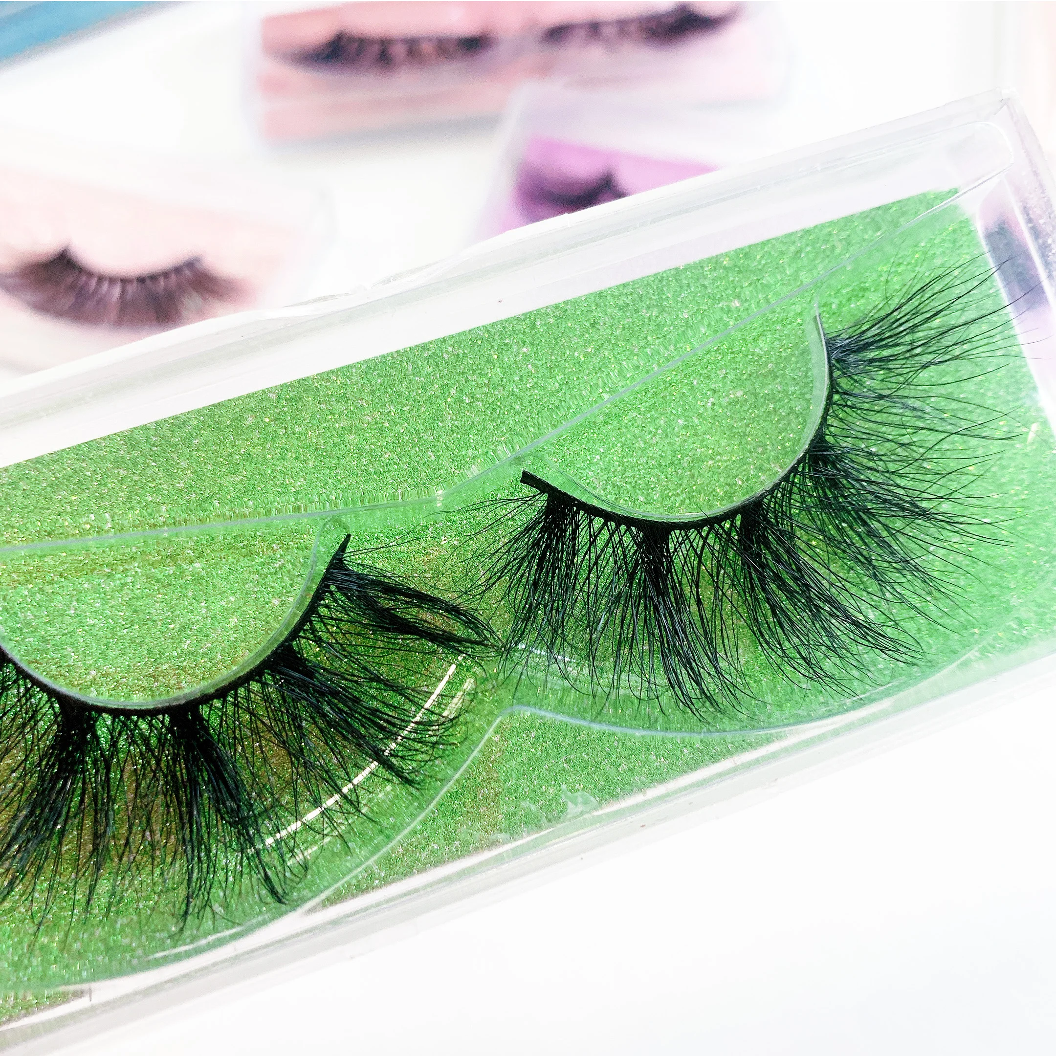 Thick Full Strip Lashes Strip Mink Eyelashes Logo Mink Eyelash Custom Packaging lashes3d wholesale vendor 25mm, Black color
Thick Full Strip Lashes Strip Mink Eyelashes Logo Mink Eyelash Custom Packaging lashes3d wholesale vendor 25mm, Black color