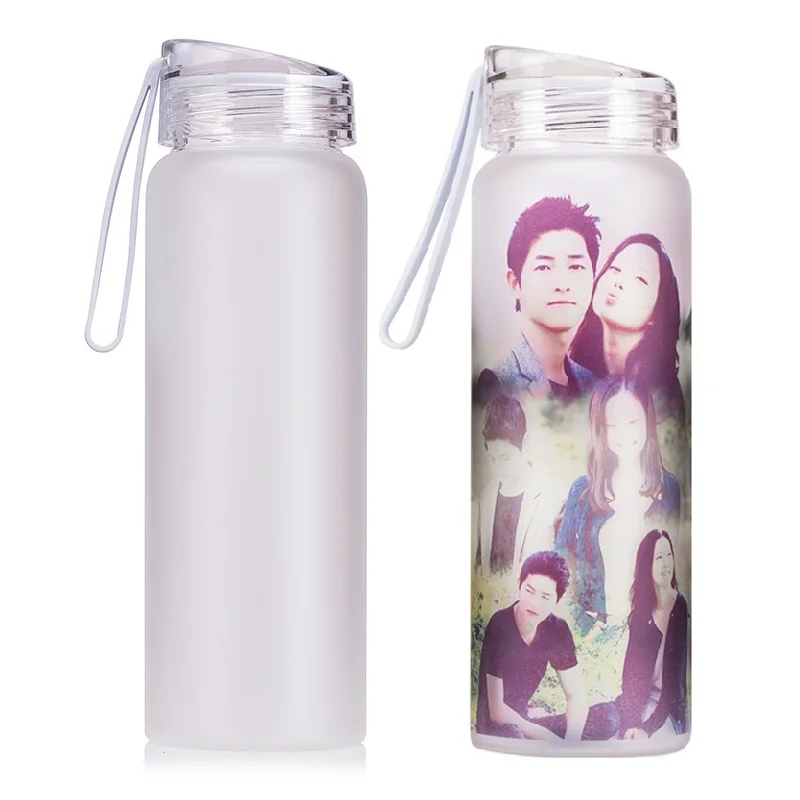 Customize Creative Sublimation Valentines Blanks Frosted Borosilicate Glass Water Bottles, White
Customize Creative Sublimation Valentines Blanks Frosted Borosilicate Glass Water Bottles, White